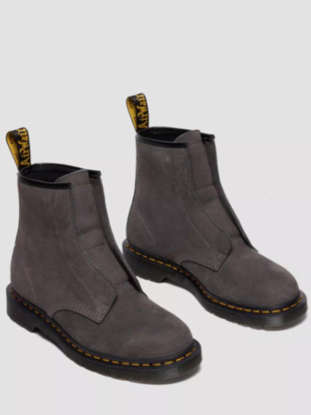 Dr. Martens 1460 LACELESS Nubuck Slip On Boots